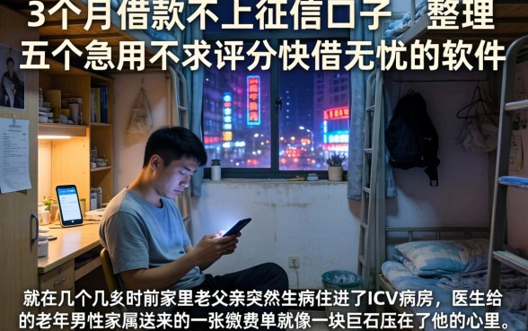 3个月借款不上征信口子，整理五个急用不求评分快借无忧的软件