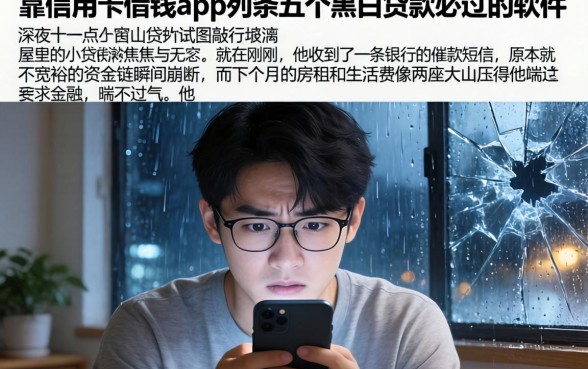 靠信用卡借钱的app，条列五个黑白贷款必过的软件