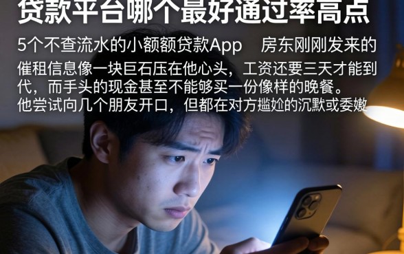 贷款平台哪个最好通过率高点，详细阐述5个不查流水的小额度贷款app