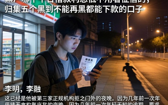 黑户哪个平台借款利息低不用看征信的，归集五个黑到不能再黑都能下款的口子