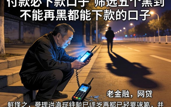 付款必下款的口子，筛选五个黑到不能再黑都能下款的口子