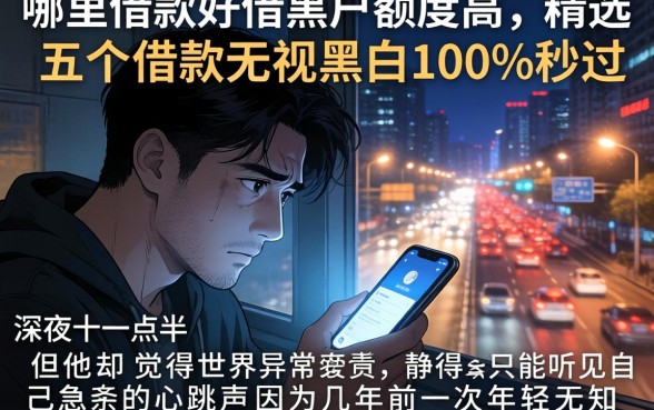 哪里借款好借黑户额度高，精选五个借款无视黑白100%秒过