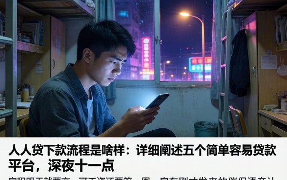 人人贷下款流程是啥样,详细阐述五个简单容易贷款平台