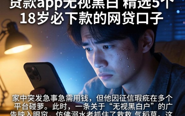 贷款app无视黑白，精选5个18岁必下款的网贷口子