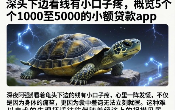 龟头下边的线有小口子疼，概览5个1000至5000的小额贷款app