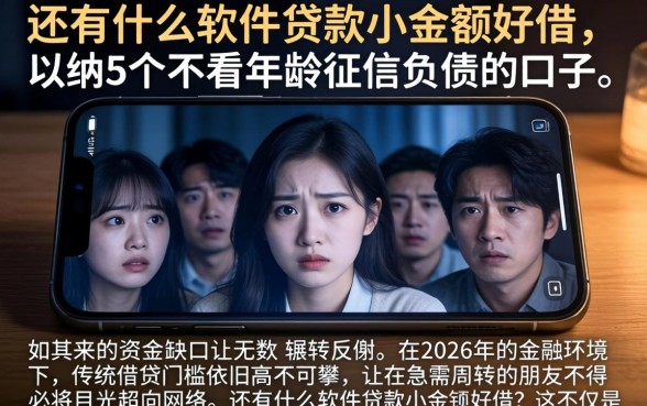 还有什么软件贷款小金额好借,归纳5个不看年龄征信负债的口子