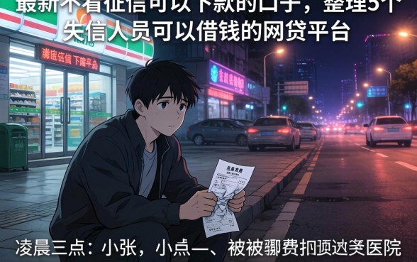 最新不看征信可以下款的口子，整理5个失信人员可以借钱的网贷平台