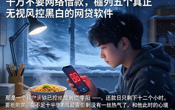 千万不要网络借款，胪列五个真正无视风控黑白的网贷软件