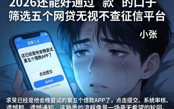 2026还能好通过下款的口子，筛选五个网贷无视不查征信平台