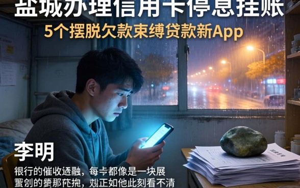 盐城办理信用卡停息挂账,概括5个摆脱欠款束缚贷款新app