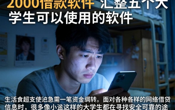 2000借款软件,汇整五个大学生可以使用的软件