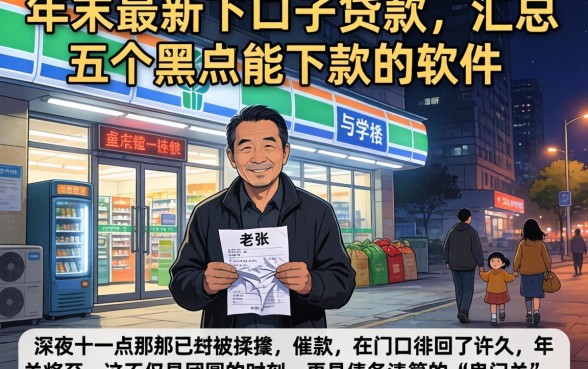 年末最新下口子贷款，汇总五个黑户能下款的软件