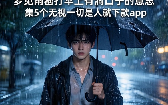梦见下雨打伞伞上有洞口子的意思，归集5个无视一切是人就下款app