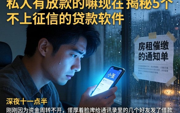 私人有放款的嘛现在，揭秘5个不上征信的贷款软件