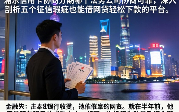 浦东信用卡协商分期哪个法务公司协商可靠，深入剖析五个征信瑕疵也能借网贷轻松下款的平台
