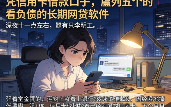 凭信用卡借款口子，胪列五个不看负债的长期网贷软件