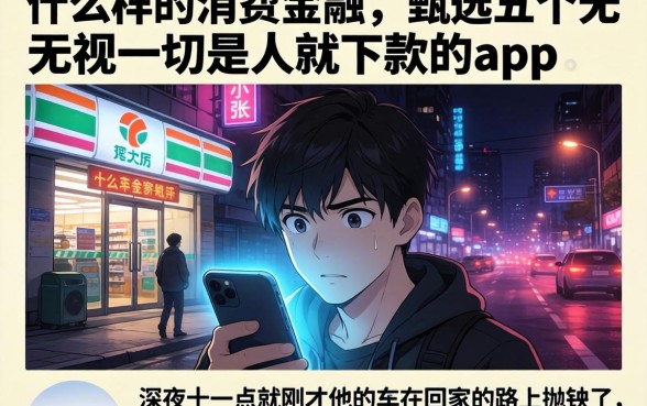 什么样的消费金融，甄选五个无视一切是人就下款的app