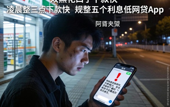 双黑花口子下款快，规整五个利息低的网贷app