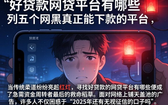 好贷款的网贷平台有哪些，胪列五个网黑真正能下款的平台