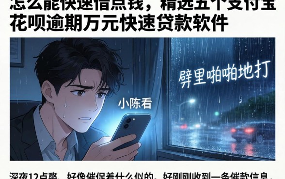 怎么能快速借点钱,精选五个支付宝花呗逾期万元快速贷款软件