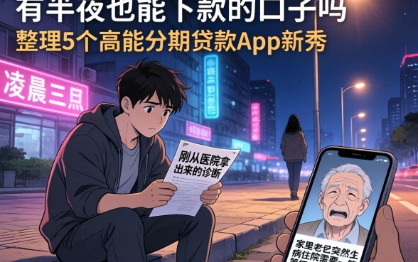 有半夜也能下款的口子吗，整理5个高能分期贷款app新秀