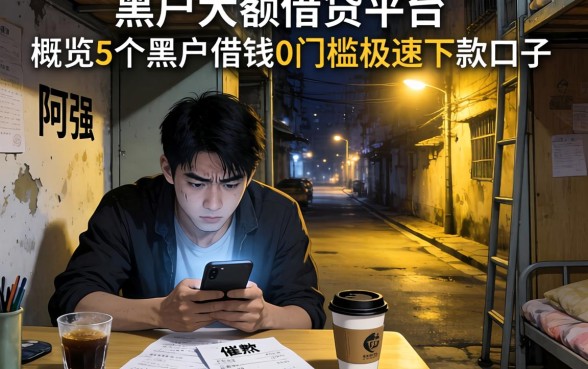 黑户大额借贷平台，概览5个黑户借钱0门槛极速下款口子