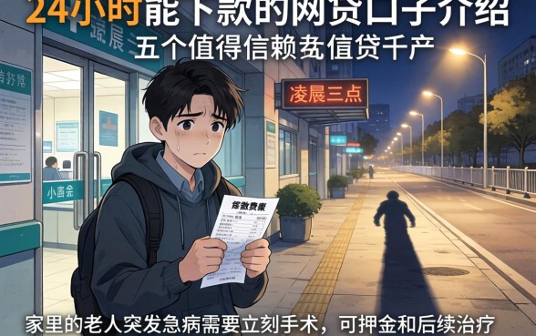 24小时能下款的网贷口子介绍，详尽说明五个值得信赖的借贷软件
