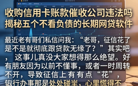 收购信用卡账款催收公司违法吗，揭秘五个不看负债的长期网贷软件