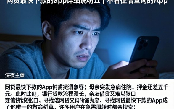 网贷最快下款的app，详尽说明五个不看征信查询的app