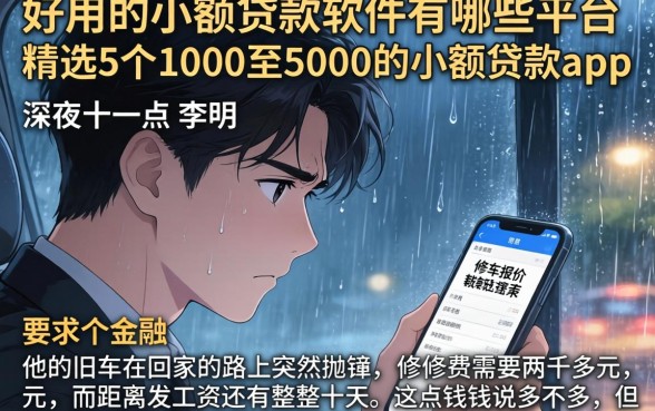 好用的小额贷款软件有哪些平台，精选5个1000至5000的小额贷款app