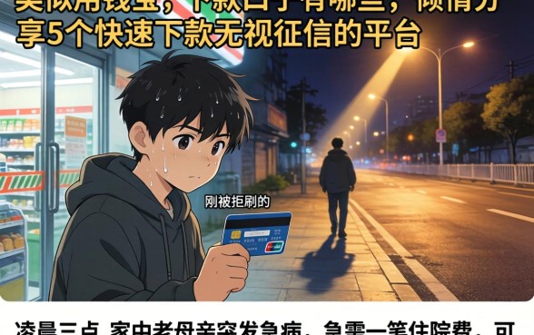 类似用钱宝的下款口子有哪些，倾情分享5个快速下款无视征信的平台