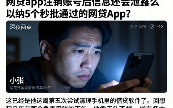 网贷app注销账号后信息还会泄露么，归纳5个秒批通过的网贷app