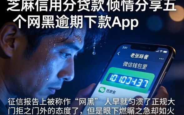 芝麻信用分的贷款，倾情分享五个网黑逾期下款app