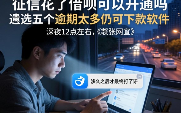 征信花了借呗可以开通吗，遴选五个逾期太多仍可下款的软件