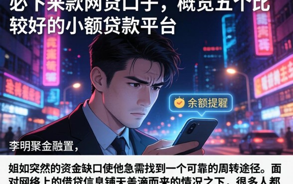 必下来款网贷口子，概览五个比较好的小额贷款平台