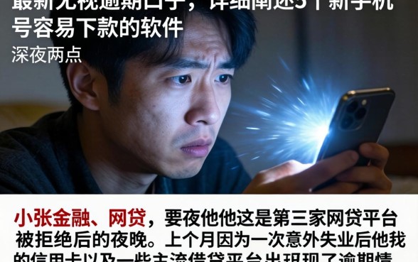 最新无视逾期的口子，详细阐述5个新手机号容易下款的软件