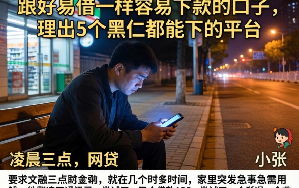 跟好易借一样容易下款的口子，理出5个黑户都能下的平台