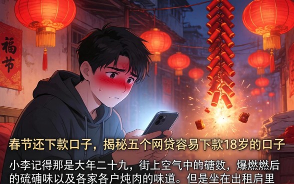 春节还下款的口子，揭秘五个网贷容易下款18岁的口子