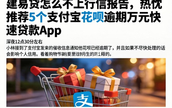 建易贷怎么不上征信报告，热忱推荐5个支付宝花呗逾期万元快速贷款app