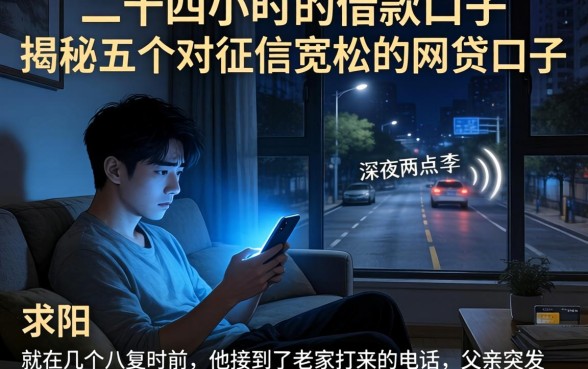二十四小时的借款口子，揭秘五个对征信宽松的网贷口子