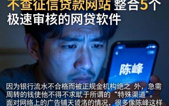 不查征信贷款网站，整合5个极速审核的网贷软件