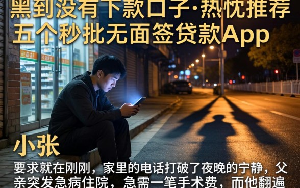 黑到没有下款的口子，热忱推荐五个秒批无面签贷款app