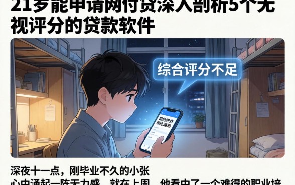 21岁能申请的网贷，深入剖析5个无视评分的贷款软件