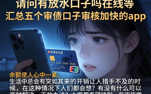 请问有放水口子吗在线等，汇总五个审贷口子审核加快的app