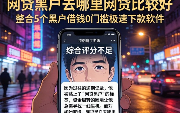 网贷黑户去哪里网贷比较好，整合5个黑户借钱0门槛极速下款软件