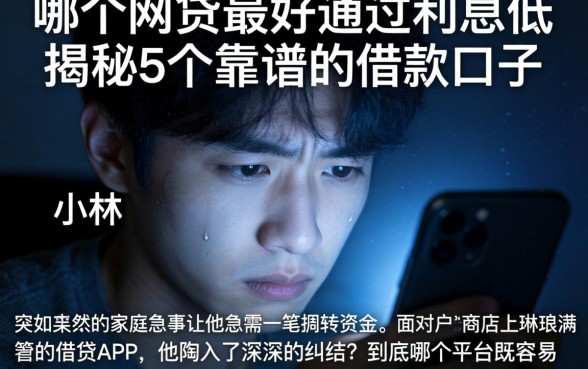 哪个网贷最好通过利息低，揭秘5个靠谱的借款口子