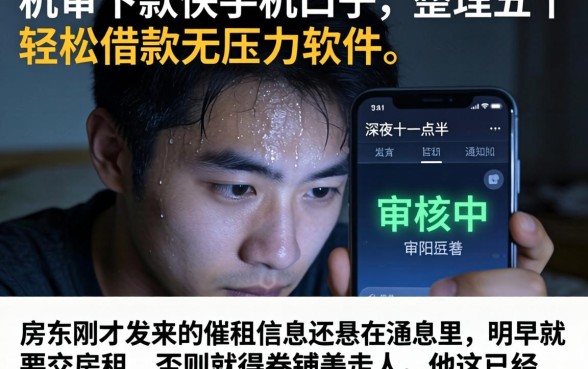 机审下款快的手机口子，整理五个轻松借款无压力软件