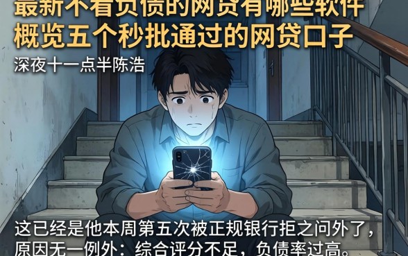 最新不看负债的网贷有哪些软件,概览五个秒批通过的网贷口子