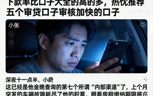下款率比口子大全的高的多，热忱推荐五个审贷口子审核加快的口子