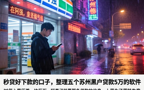 秒贷好下款的口子，整理五个苏州黑户贷款5万的软件